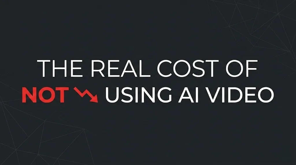 The real cost of not using AI video for ecommerce
