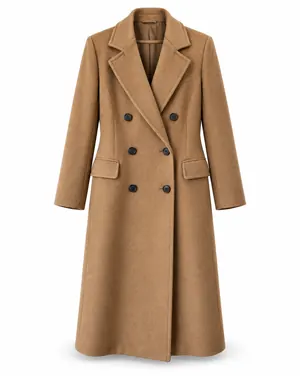 Camel Wrap Coat