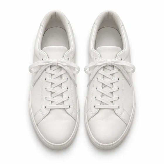 The same sneakers on a white background