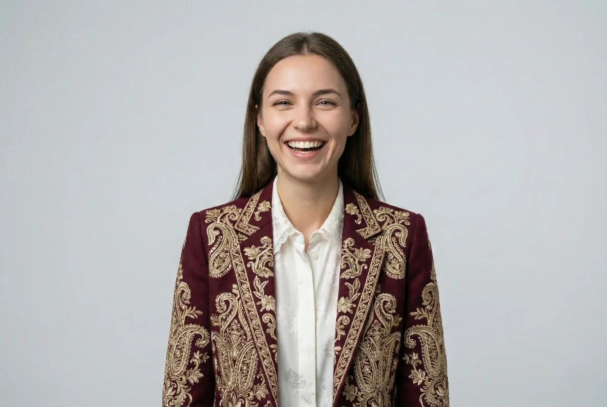 AI upscaled 4K portrait