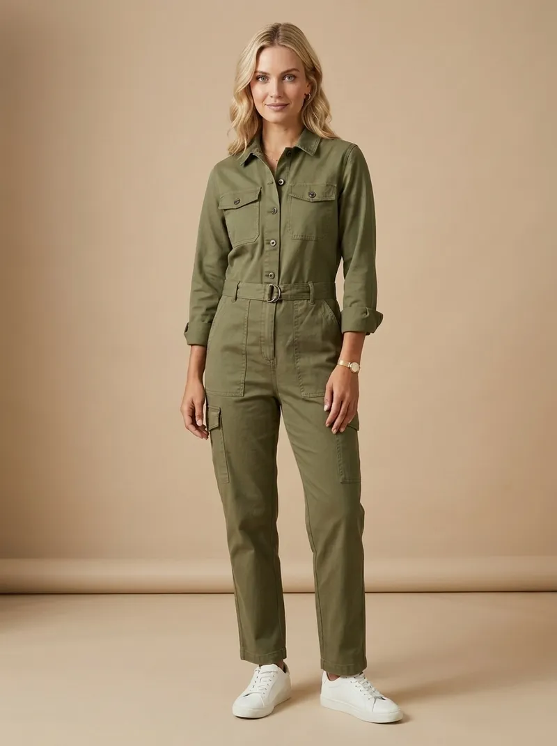 Swapped model, same garment: Blonde, blue eyes