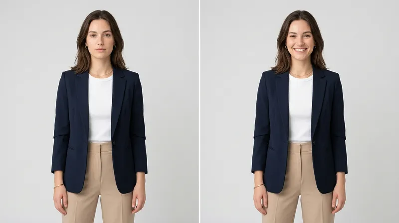Make the Model Smile or Change Pose
